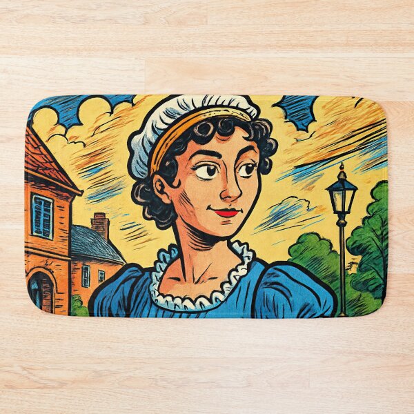 Item preview, Jane Austen, author | Comics - Cartoon style designed and sold by ComicsFactory.