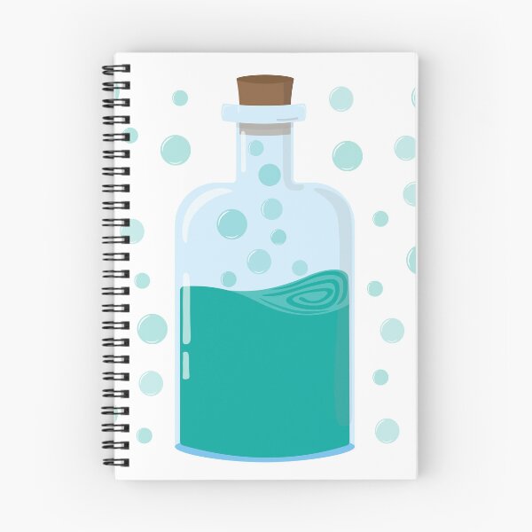 Item preview, Teal bubbly turquoises blue magic potion bubbling  designed and sold by InSpaceAstrid.