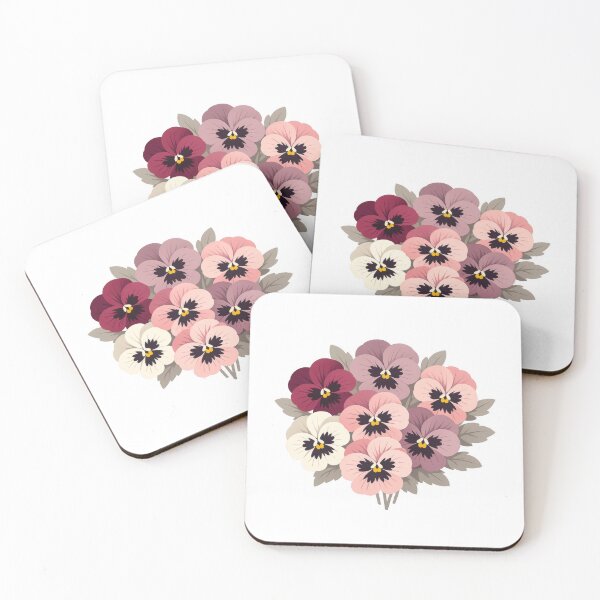 Item preview, Pastel Pansy Bouquet Illustration designed and sold by MountainD.