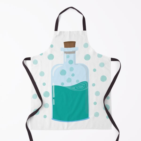 Item preview, Teal bubbly turquoises blue magic potion bubbling  designed and sold by InSpaceAstrid.