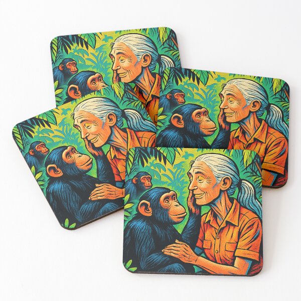 Item preview, Jane Goodall | Comics - Cartoon style designed and sold by ComicsFactory.