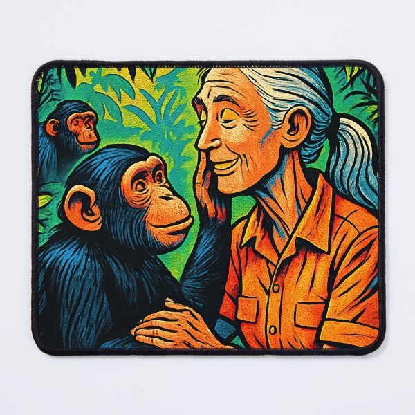 Item preview, Jane Goodall | Comics - Cartoon style designed and sold by ComicsFactory.