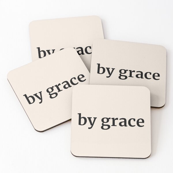 Item preview, By Grace Simple Minimalist Christian Phrase designed and sold by FaithStatement.