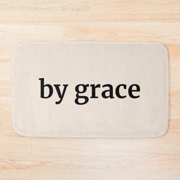 Item preview, By Grace Simple Minimalist Christian Phrase designed and sold by FaithStatement.