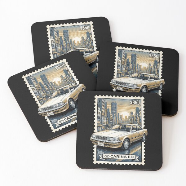 Item preview, Gold Hardtop Sedan City Sunset Stamp designed and sold by G350.