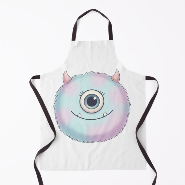 Item preview, Cute One-Eyed Fluffy Monster designed and sold by PriyankaSonara.