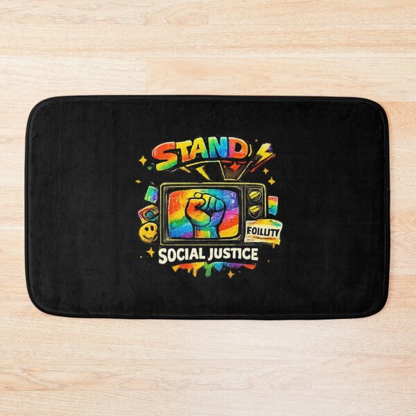Item preview, Stand 4 Social Justice – Bold Rainbow Street Graphic designed and sold by Mosogoloso.