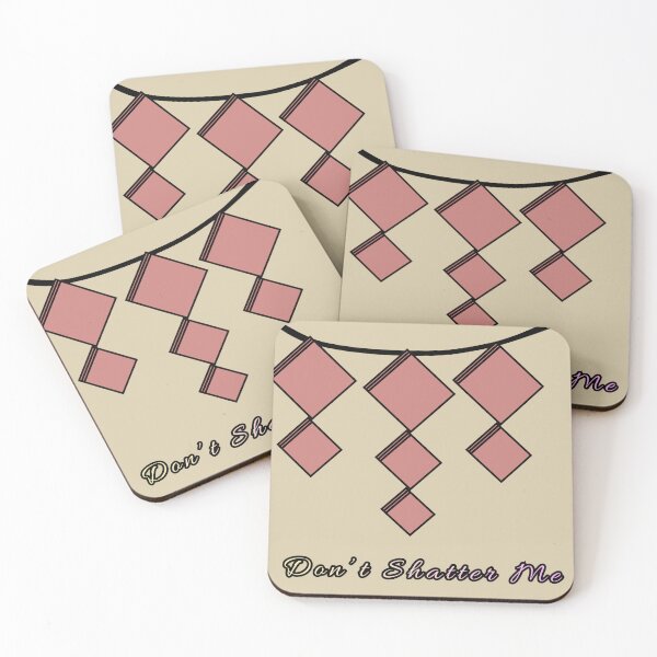 Item preview, Don't Shatter Me Pink Necklace Design designed and sold by GlistenStudio.
