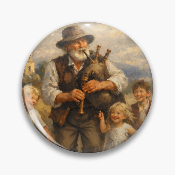Item preview, The Bagpiper and the Children designed and sold by slikar.