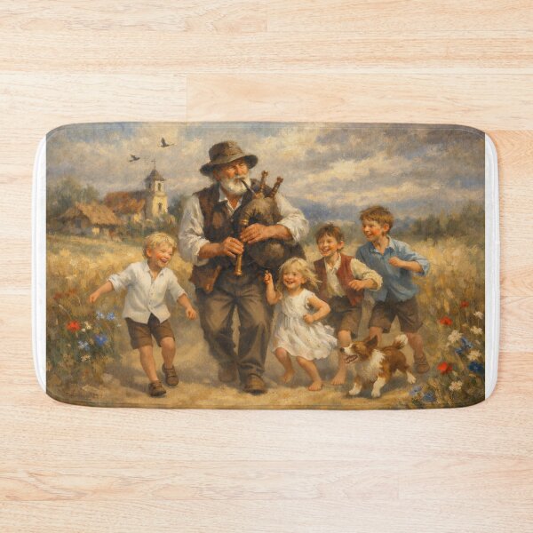 Item preview, The Bagpiper and the Children designed and sold by slikar.