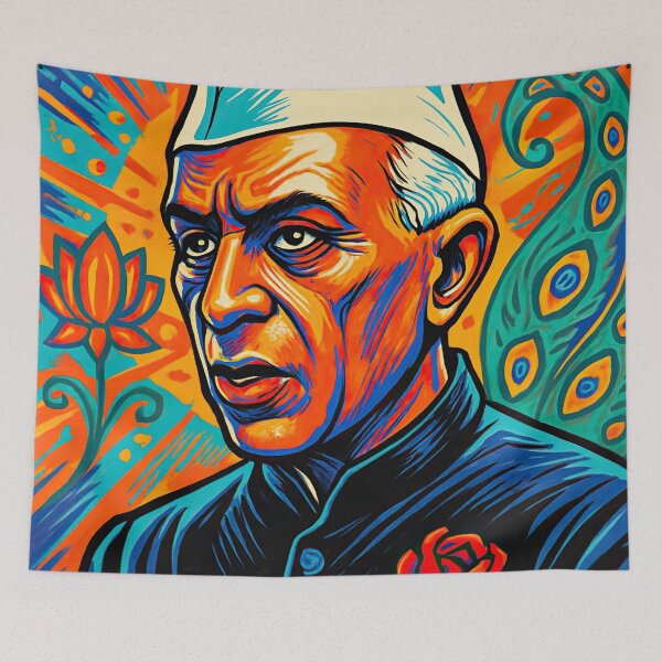 Item preview, Jawaharlal Nehru, leader | Comics - Cartoon style designed and sold by ComicsFactory.