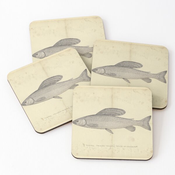 Item preview, Vintage Grayling Fish Art Print designed and sold by Jeeklsdotcom.