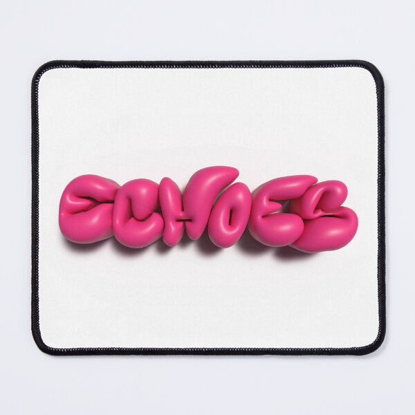 Item preview, Inflated Pink Echoes Y2K Bubble Text designed and sold by dropdeed666.