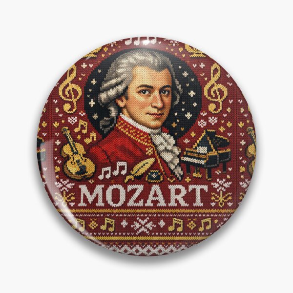 Item preview, Wolfgang Amadeus Mozart Classical Music Knitting Pattern designed and sold by Mauswohn.