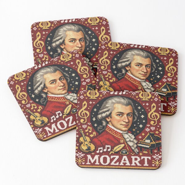 Item preview, Wolfgang Amadeus Mozart Classical Music Knitting Pattern designed and sold by Mauswohn.