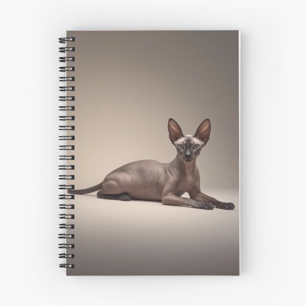 Item preview, Architectural Flow – Cornish Rex CORNEX Minimalist Sculptural Cat Portrait designed and sold by ArtivaNest.