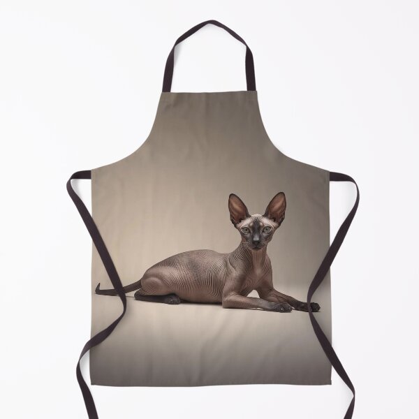 Item preview, Architectural Flow – Cornish Rex CORNEX Minimalist Sculptural Cat Portrait designed and sold by ArtivaNest.