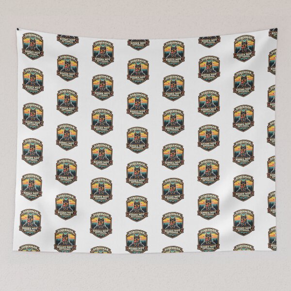 Item preview, Doberman Kisses Not Optional Funny Doberman Gift designed and sold by WildVista.