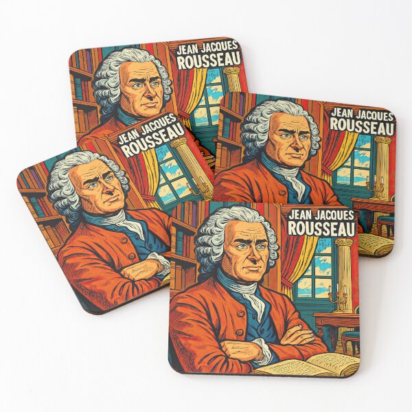Item preview, Jean-Jacques Rousseau | Comics - Cartoon style designed and sold by ComicsFactory.