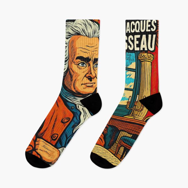 Item preview, Jean-Jacques Rousseau | Comics - Cartoon style designed and sold by ComicsFactory.