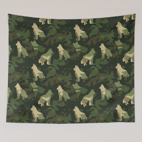 Item preview, Beautiful Woodland Dog Camouflage  - Anniversary Gifts For Him designed and sold by RoyalStarsPatts.