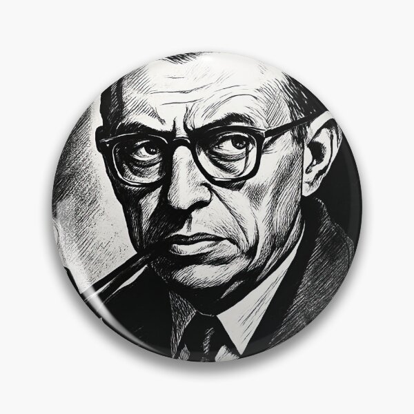 Item preview, Jean-Paul Sartre  | Comics - Cartoon style designed and sold by ComicsFactory.