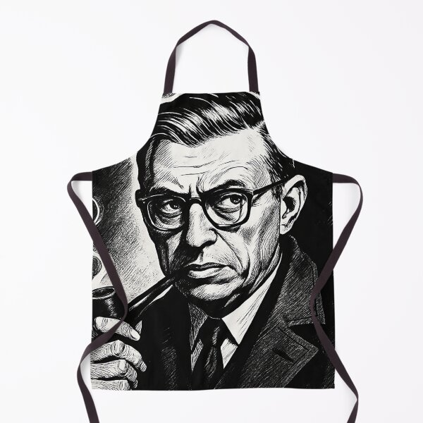 Item preview, Jean-Paul Sartre  | Comics - Cartoon style designed and sold by ComicsFactory.