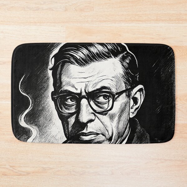 Item preview, Jean-Paul Sartre  | Comics - Cartoon style designed and sold by ComicsFactory.