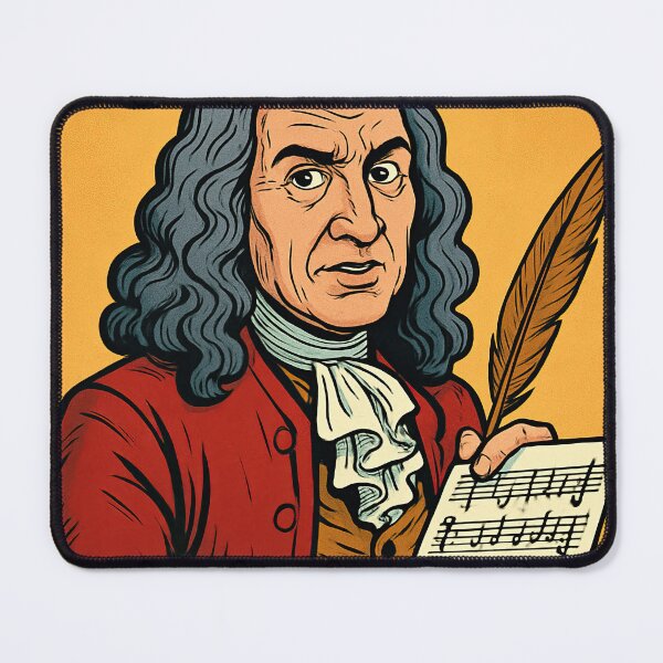 Item preview, Jean-Philippe Rameau | Comics - Cartoon style designed and sold by ComicsFactory.