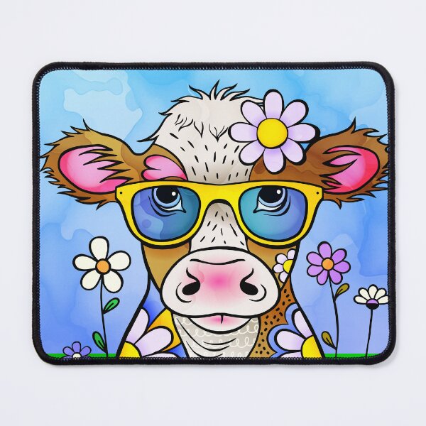 Item preview, Doodle Cow Portrait designed and sold by Prawny.