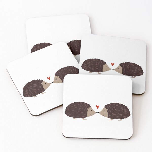 Item preview, Hedgehogs in love designed and sold by alexandra_belloc.