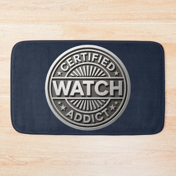 Item preview, Certified Watch Addict – Vintage Horology Badge Design designed and sold by WatchesAndMore.