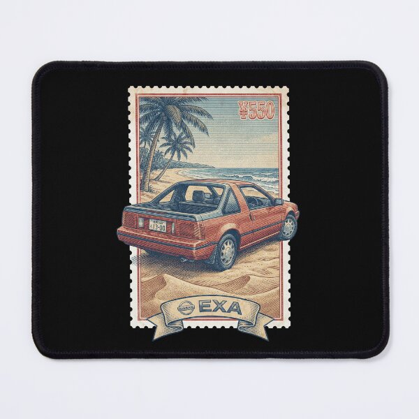 Item preview, Red Modular Coupe Beach Vibes Stamp designed and sold by G350.