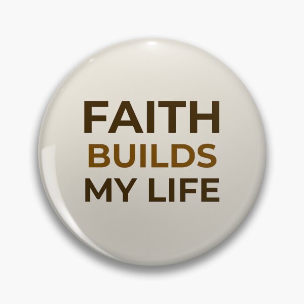 Item preview, Faith Builds My Life – Christian Faith Affirmation | Scripture Inspired Design designed and sold by FaithStatement.