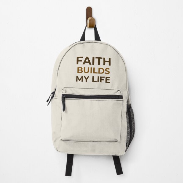 Item preview, Faith Builds My Life – Christian Faith Affirmation | Scripture Inspired Design designed and sold by FaithStatement.