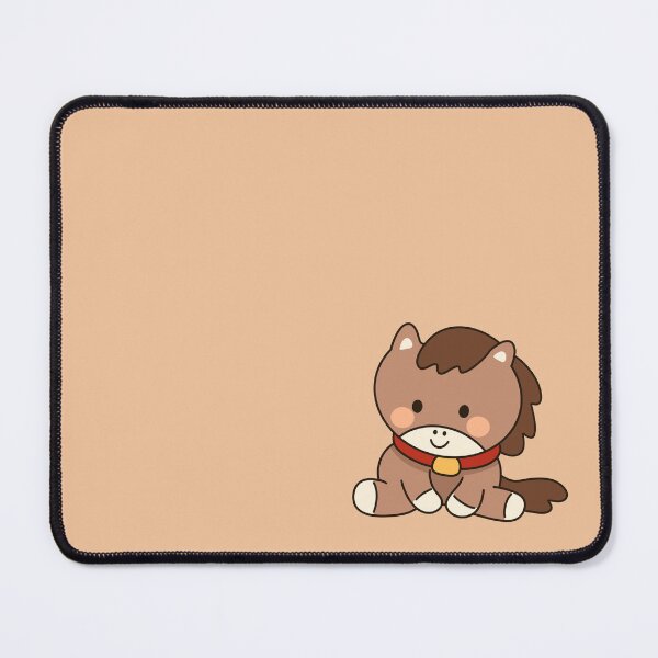 Item preview, Cute Hand Drawn Brown Horse for Nursery Decor designed and sold by Porpor Artwork.