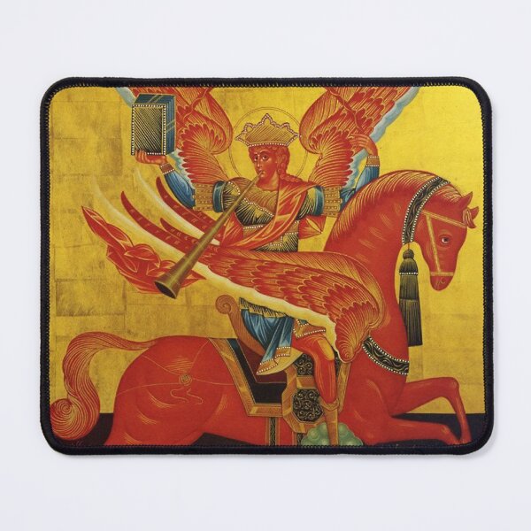 Item preview, Russian Orthodox Archangel Michael Horseman Of The Apocalypse designed and sold by GuyBlank.