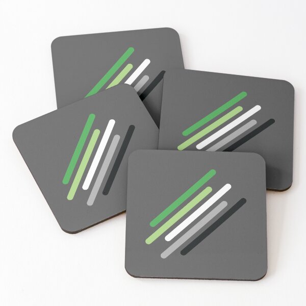 Item preview, Minimalist Lines Aromantic Pride Design – LGBTQ+ Minimal Art designed and sold by Lanakila Studio.