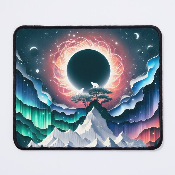 Item preview, Layered Northern Lights Bear, Ai Generated Art   designed and sold by ACC .