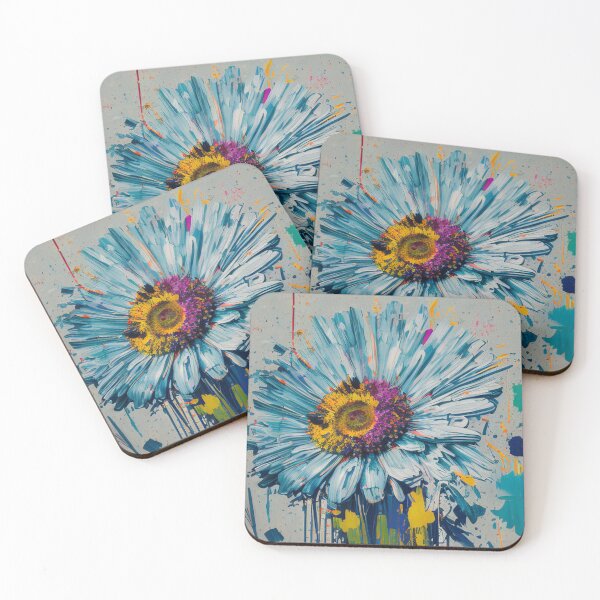 Item preview, An oil painting of a daisy, a flower full of vibrancy and elegance. designed and sold by FotoworldEdel.