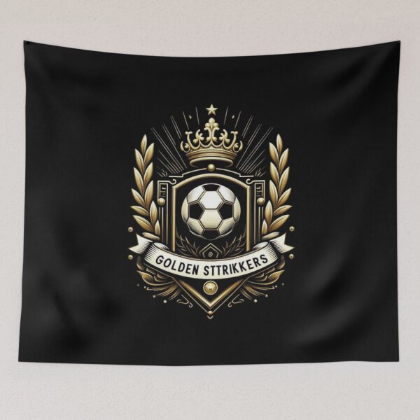 Item preview, Golden Strikkers Soccer Team Badge designed and sold by Bulk order available .