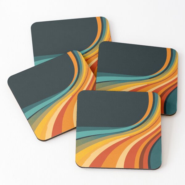 Item preview, Wavy colorful abstract lines designed and sold by anytka.