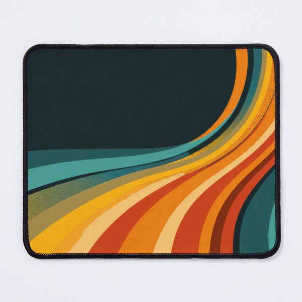 Item preview, Wavy colorful abstract lines designed and sold by anytka.
