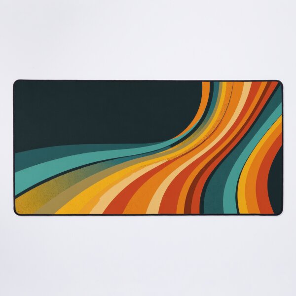 Item preview, Wavy colorful abstract lines designed and sold by anytka.