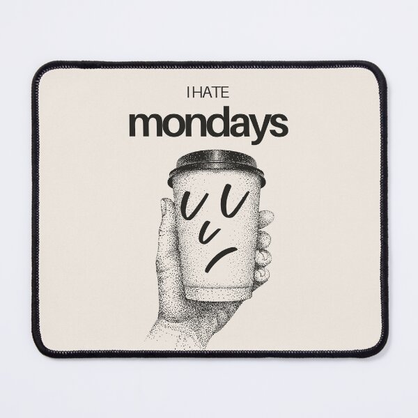 Item preview, I Hate Mondays | Moody Coffee Cup designed and sold by Anniko Art Studio.