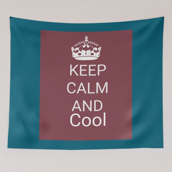 Item preview, Calm Down And Stay Cool Quote Design designed and sold by Fashionhouse360.