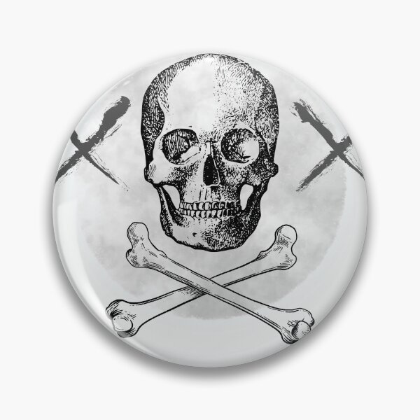 Item preview, Midnight Skull: Emblem of the Dark Moon designed and sold by ZisanArts.