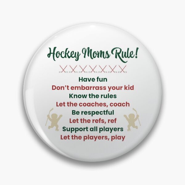 Item preview, Hockey Moms Rule - In Minnesota Wild colors designed and sold by Hattrixz.
