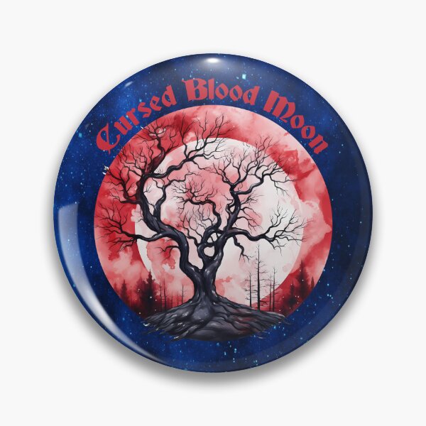 Item preview, Cursed Blood Moon — Witch’s Tree of Shadows & Lunar Magic designed and sold by MysticOzzy.