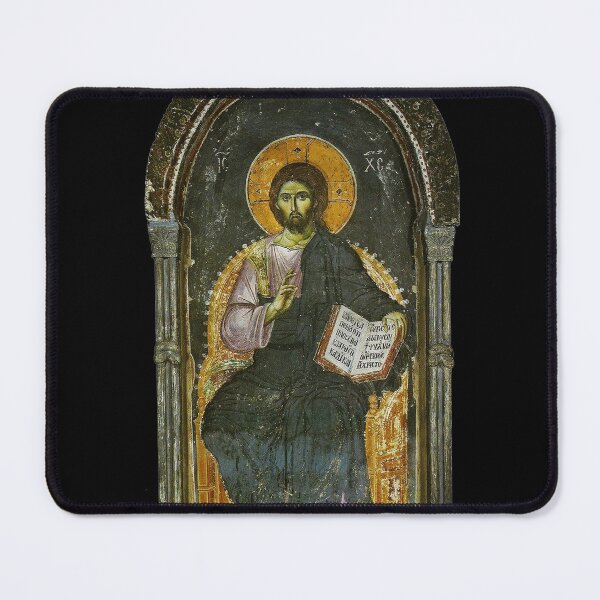 Item preview, Christ Enthroned The Protaton Mount-Athos 1290 designed and sold by GuyBlank.
